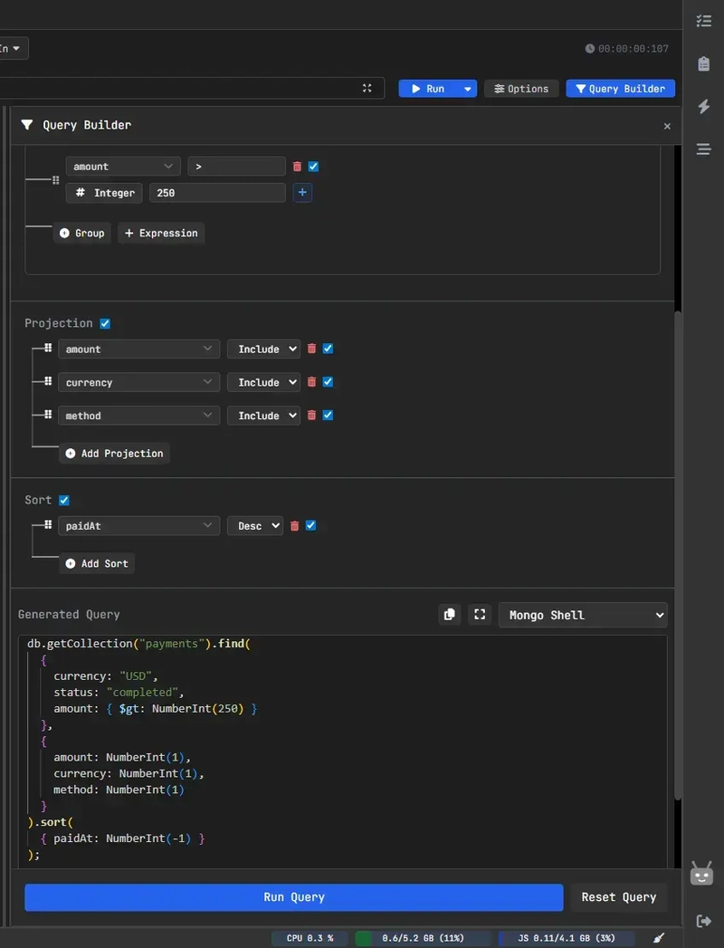 Xây dựng trực quan nhưng truy vấn thực vẫn hiện hữu