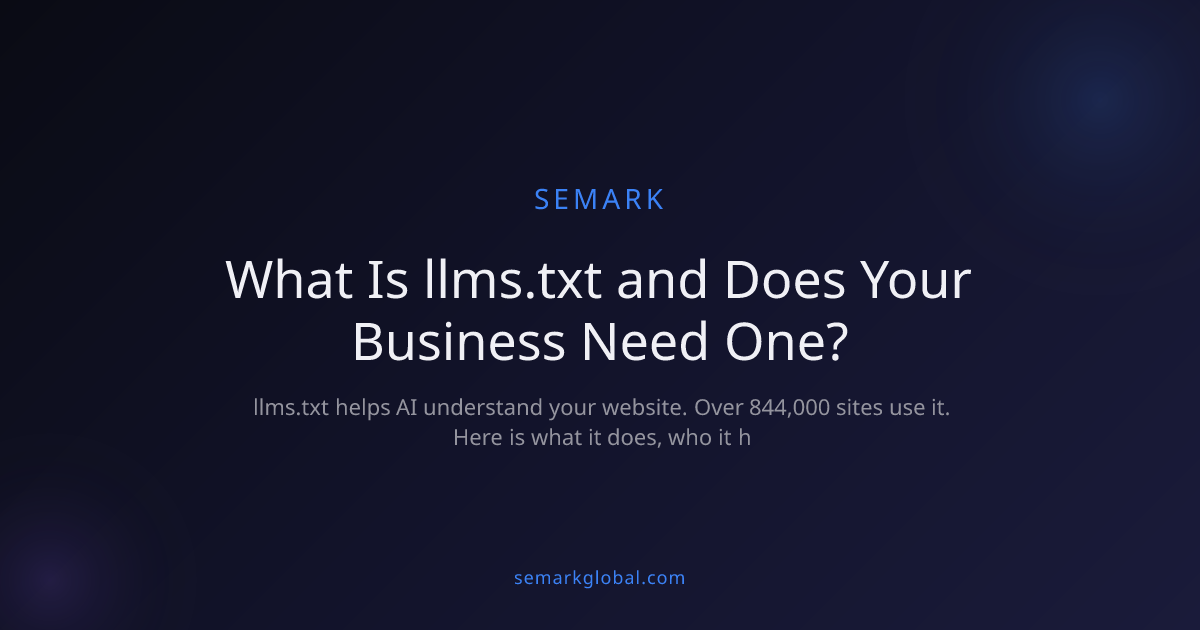 Llms.txt là gì và Doanh nghiệp của bạn có thực sự cần nó không?
