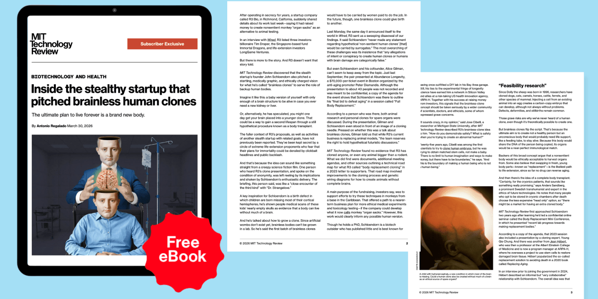 Khám phá startup bí mật R3 Bio và tham vọng tạo ra "bản sao con người không não"