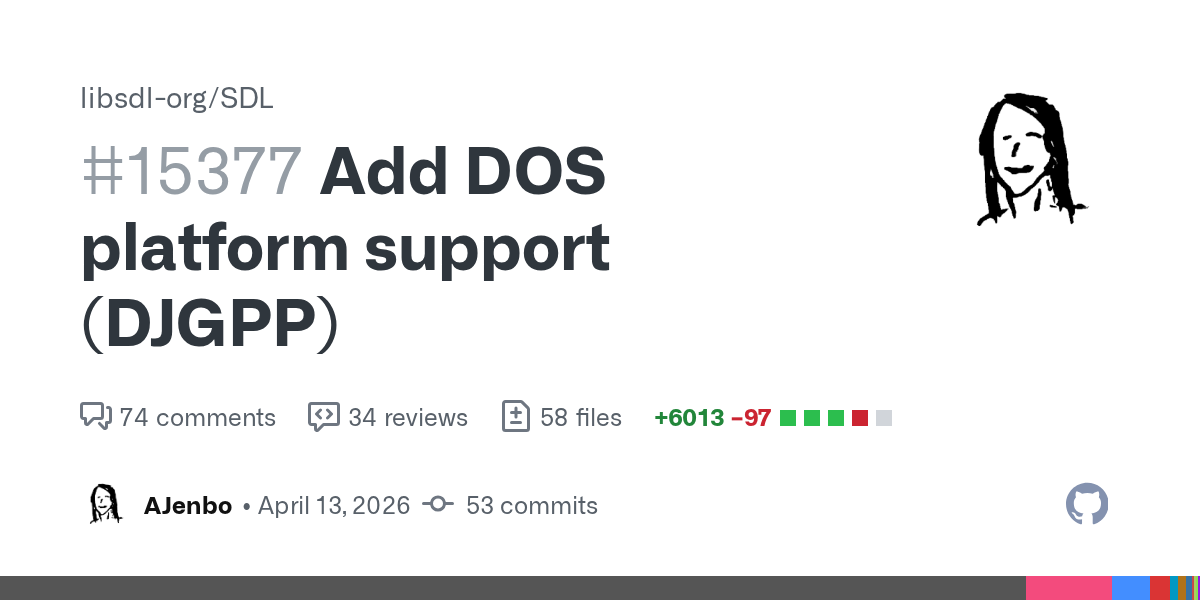 SDL chính thức hỗ trợ DOS: Hồi sinh hệ điều hành cổ điển với khả năng đồ họa và âm thanh hiện đại