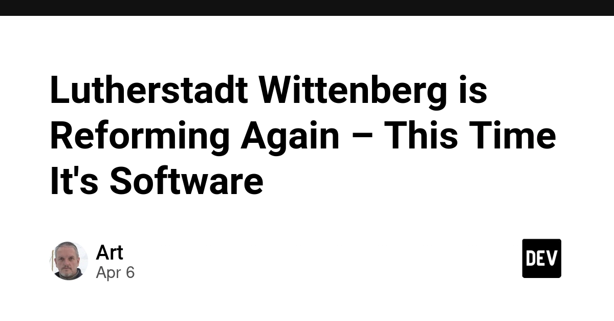 Lutherstadt Wittenberg và cuộc "Cải cách" phần mềm: Xây dựng hệ điều hành đáng tin cậy