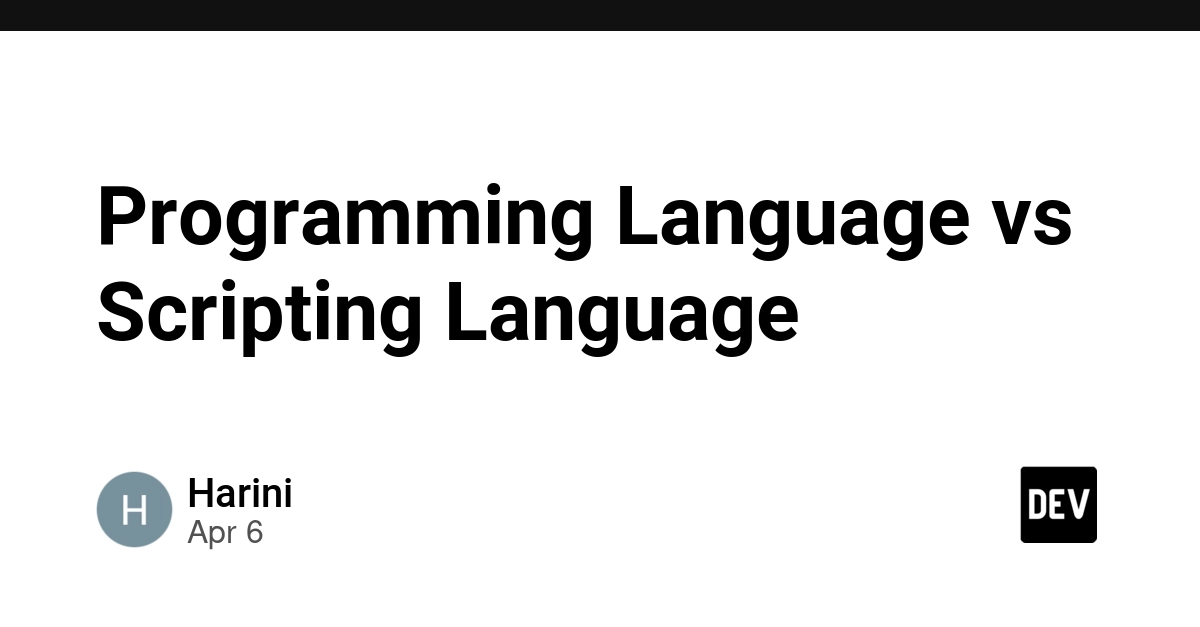 Ngôn ngữ Lập trình so với Ngôn ngữ Kịch bản: Sự khác biệt cốt lõi