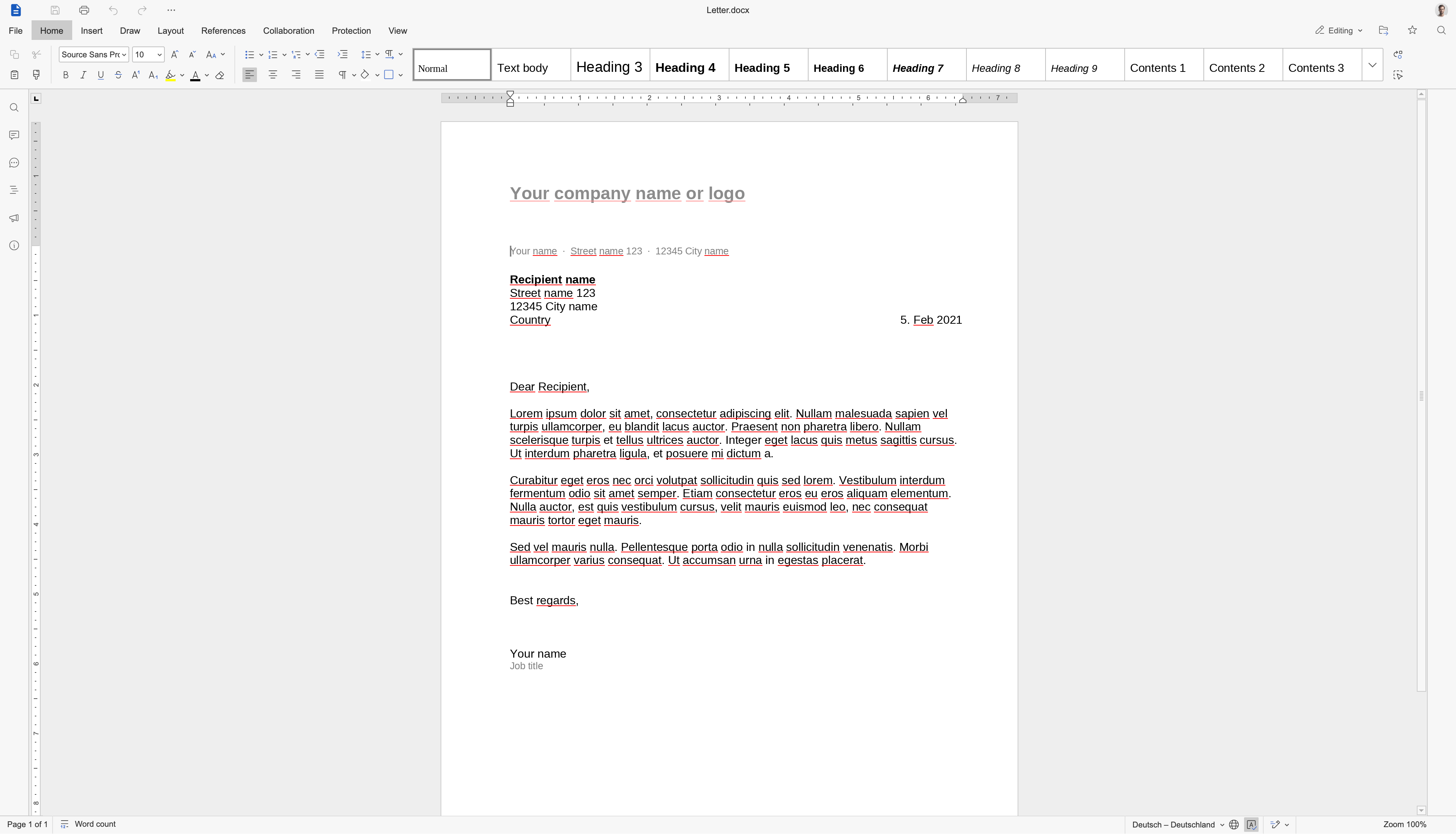 Giao diện Euro-Office