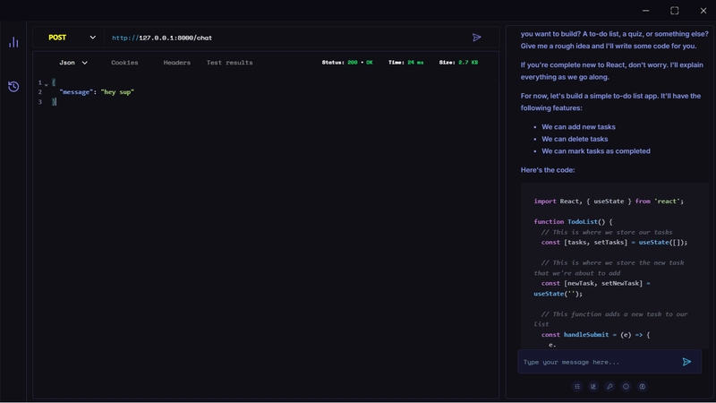 Bảng điều khiển AI tích hợp sẵn
