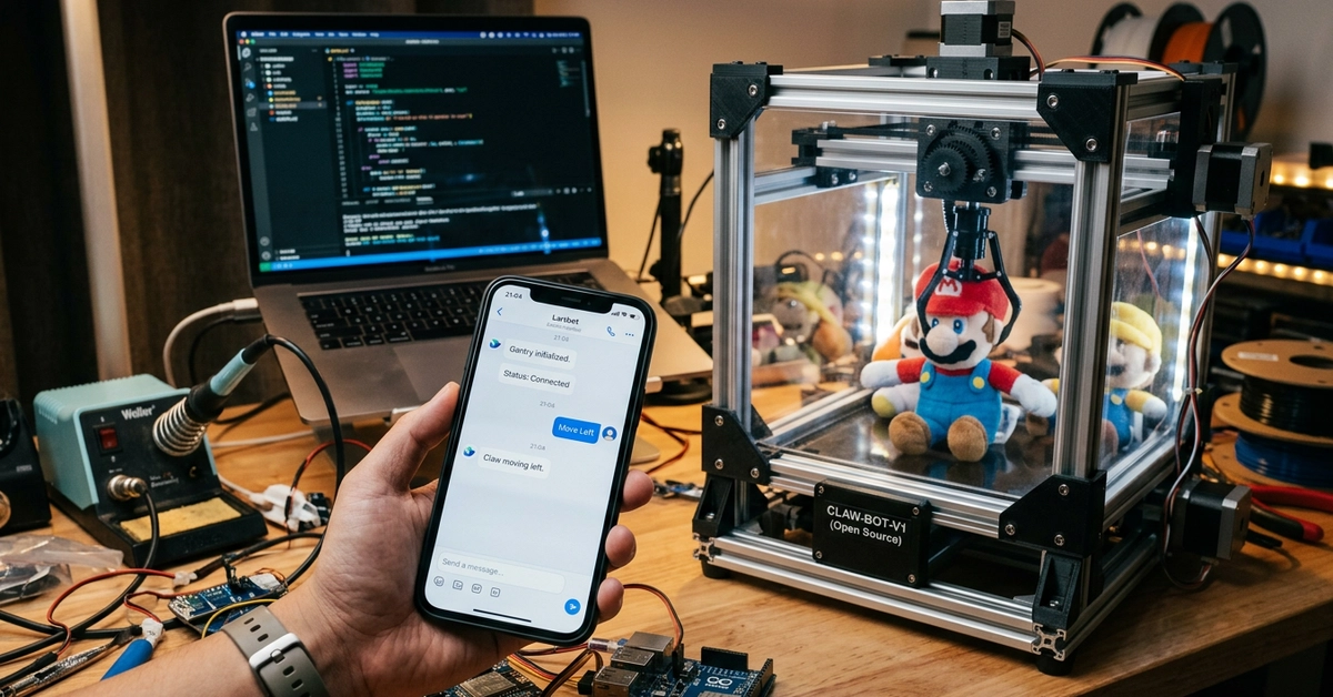 Xây dựng máy gắp robot điều khiển bằng AI và WebRTC: Hành trình tạo ra OpenClaw