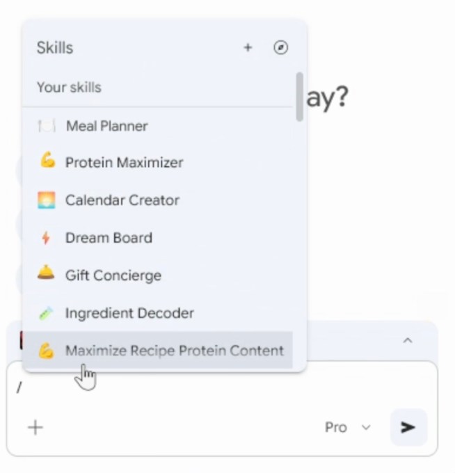 Cách sử dụng tính năng Skills