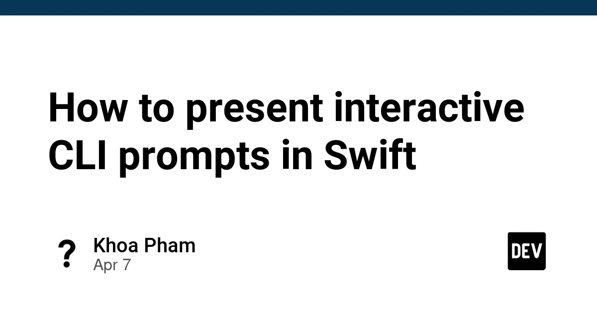 Promptberry: Thư viện Swift tạo giao diện tương tác cho CLI