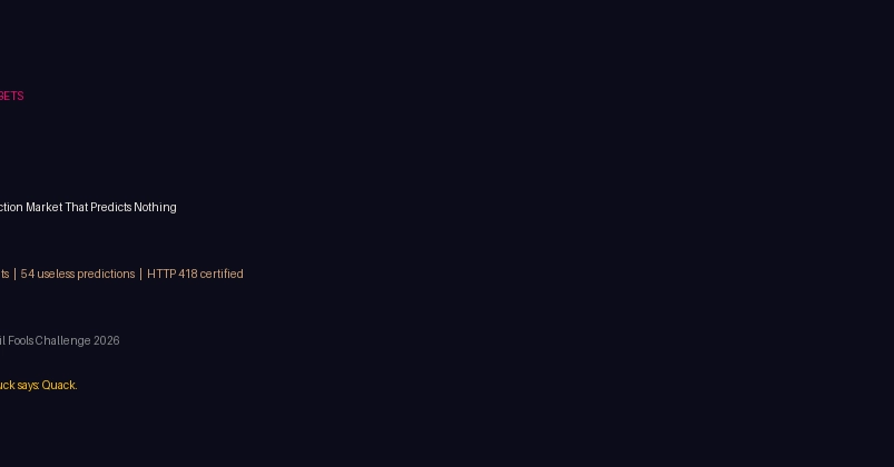 UselessBets: Khi 13 tác nhân AI tranh nhau dự đoán những điều "vô dụng" nhất thế giới