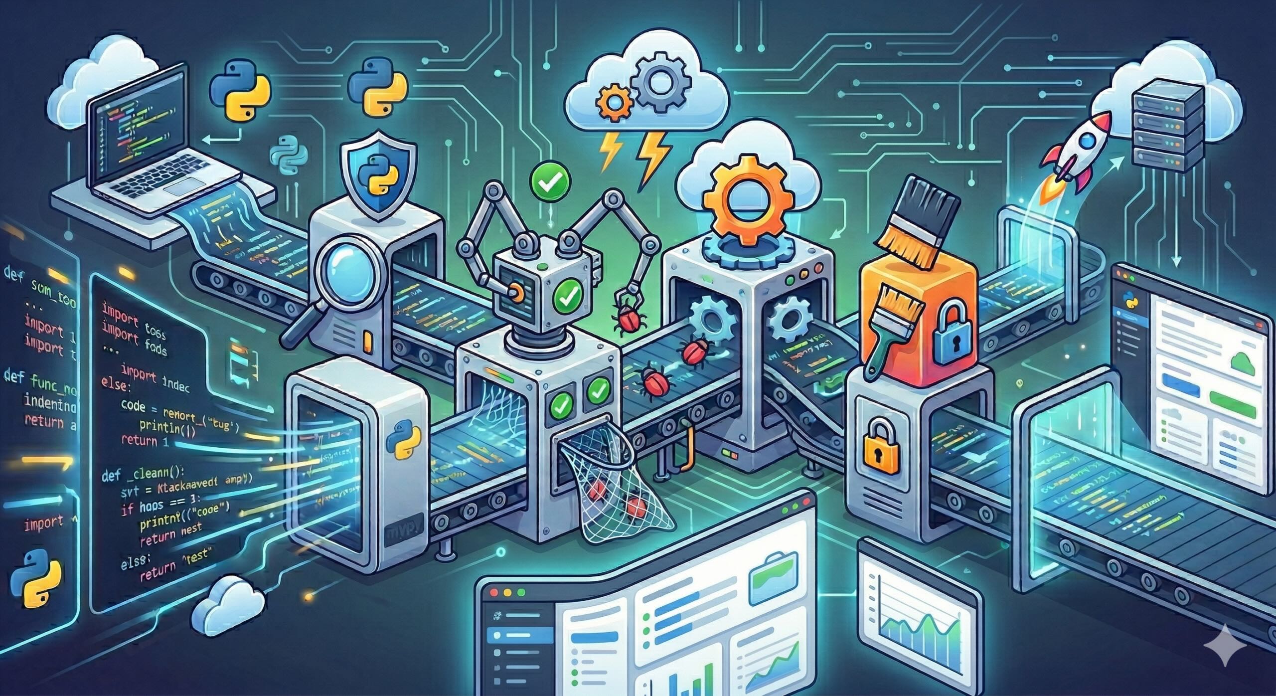 Tạo quy trình phát hiện lỗi Python hiệu quả trước khi đưa ra sản xuất