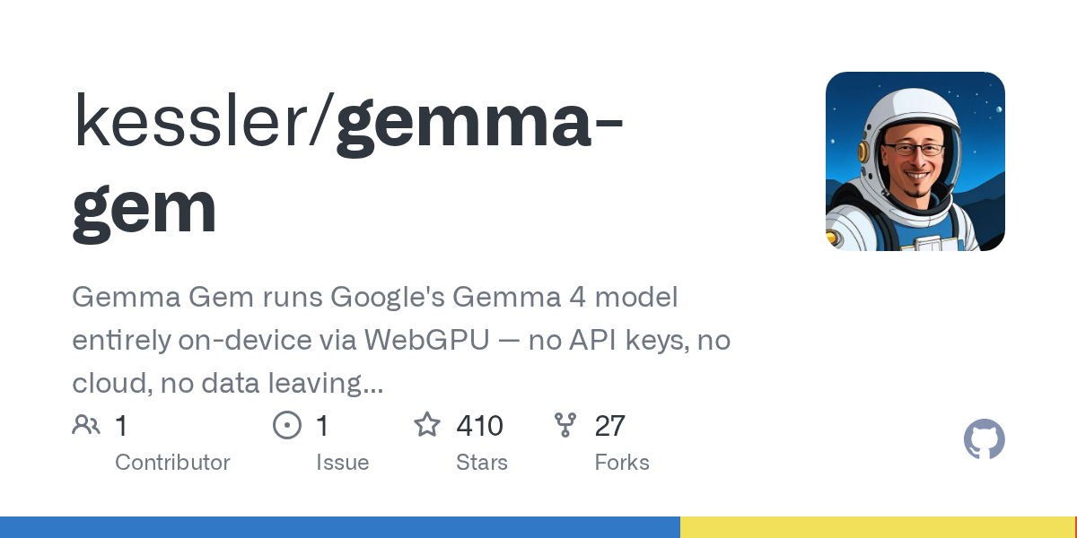 Gemma Gem: Trợ lý AI chạy cục bộ trên trình duyệt Chrome với WebGPU
