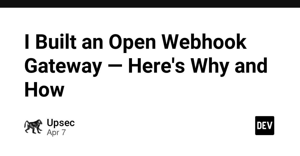 Xây dựng một Cổng Webhook Mở: Lý do và Cách thức thực hiện