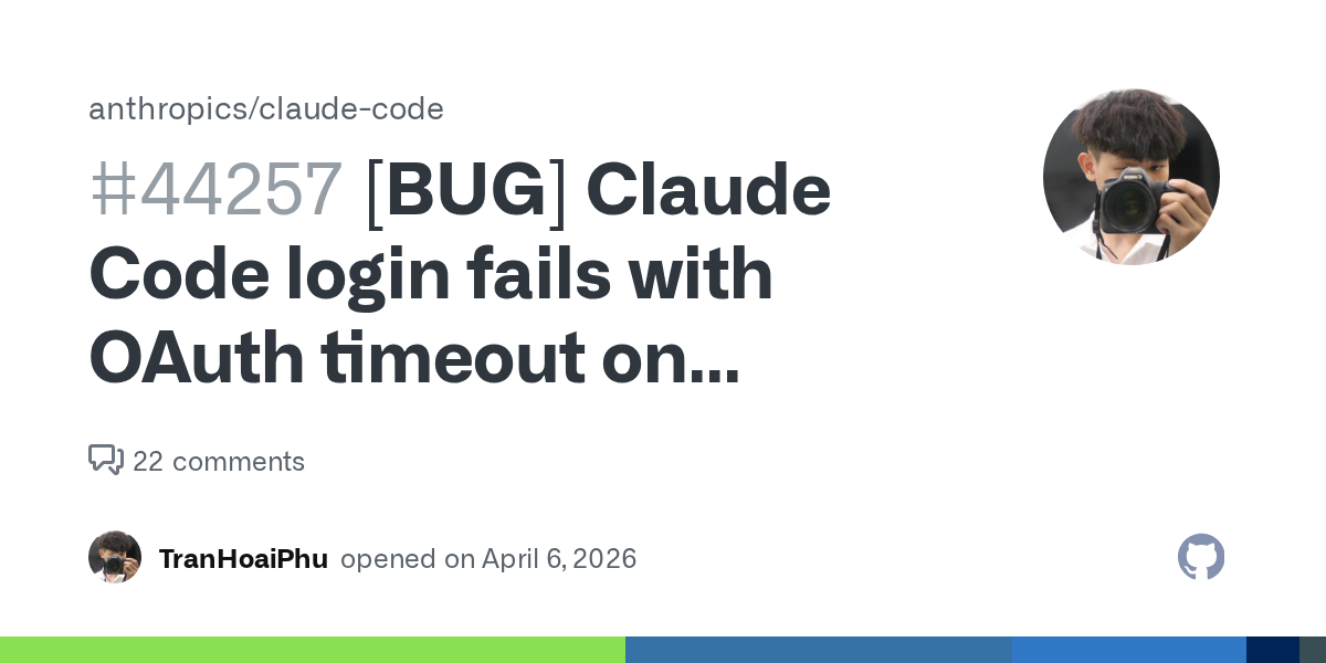 Lỗi đăng nhập OAuth khiến người dùng Claude Code trên Windows bị khóa truy cập