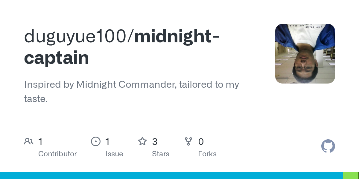 Midnight Captain: Trình quản lý file terminal hiện đại lấy cảm hứng từ Midnight Commander