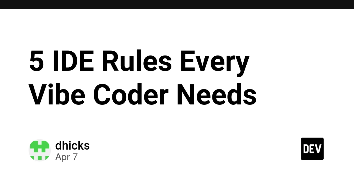 5 Quy tắc IDE Quan trọng cho Lập Trình Viên AI Vibe