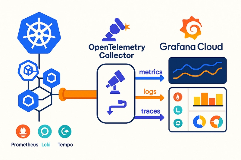 Kiến trúc Observability trên Kubernetes sử dụng OpenTelemetry Operator và Grafana Stack