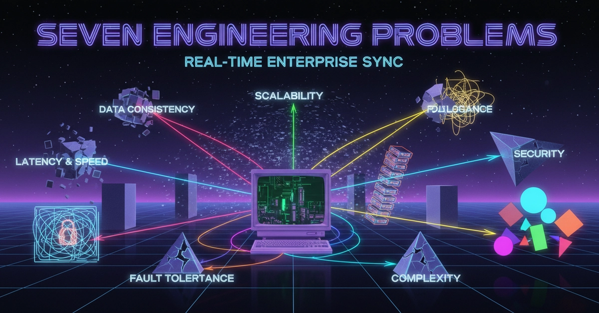 Bảy vấn đề kỹ thuật khiến đồng bộ hóa thời gian thực gần như không thể