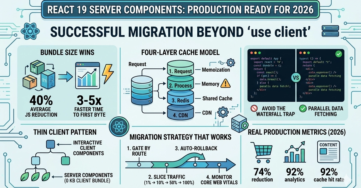 React 19 và Server Components: Hành trình xây dựng ứng dụng web hiệu suất cao năm 2026