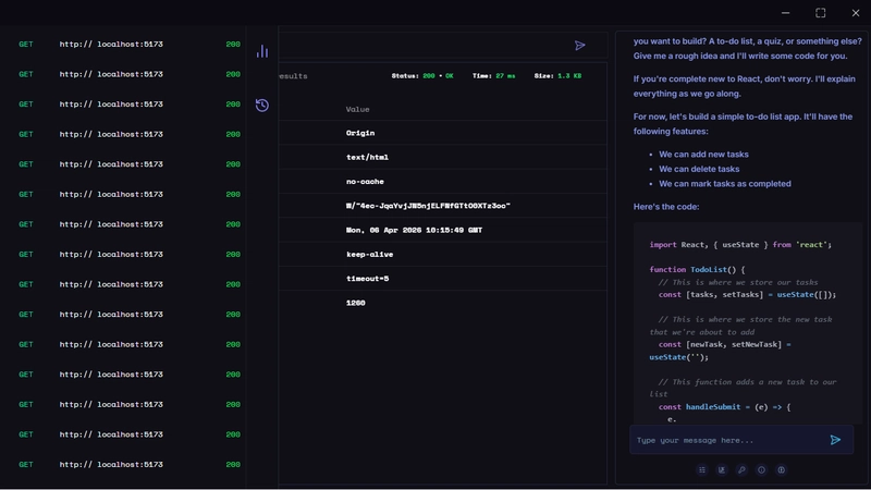 Bảng lịch sử các yêu cầu đã gửi