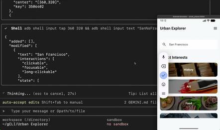 Sử dụng Android CLI với Google Gemini để xây dựng và kiểm thử ứng dụng
