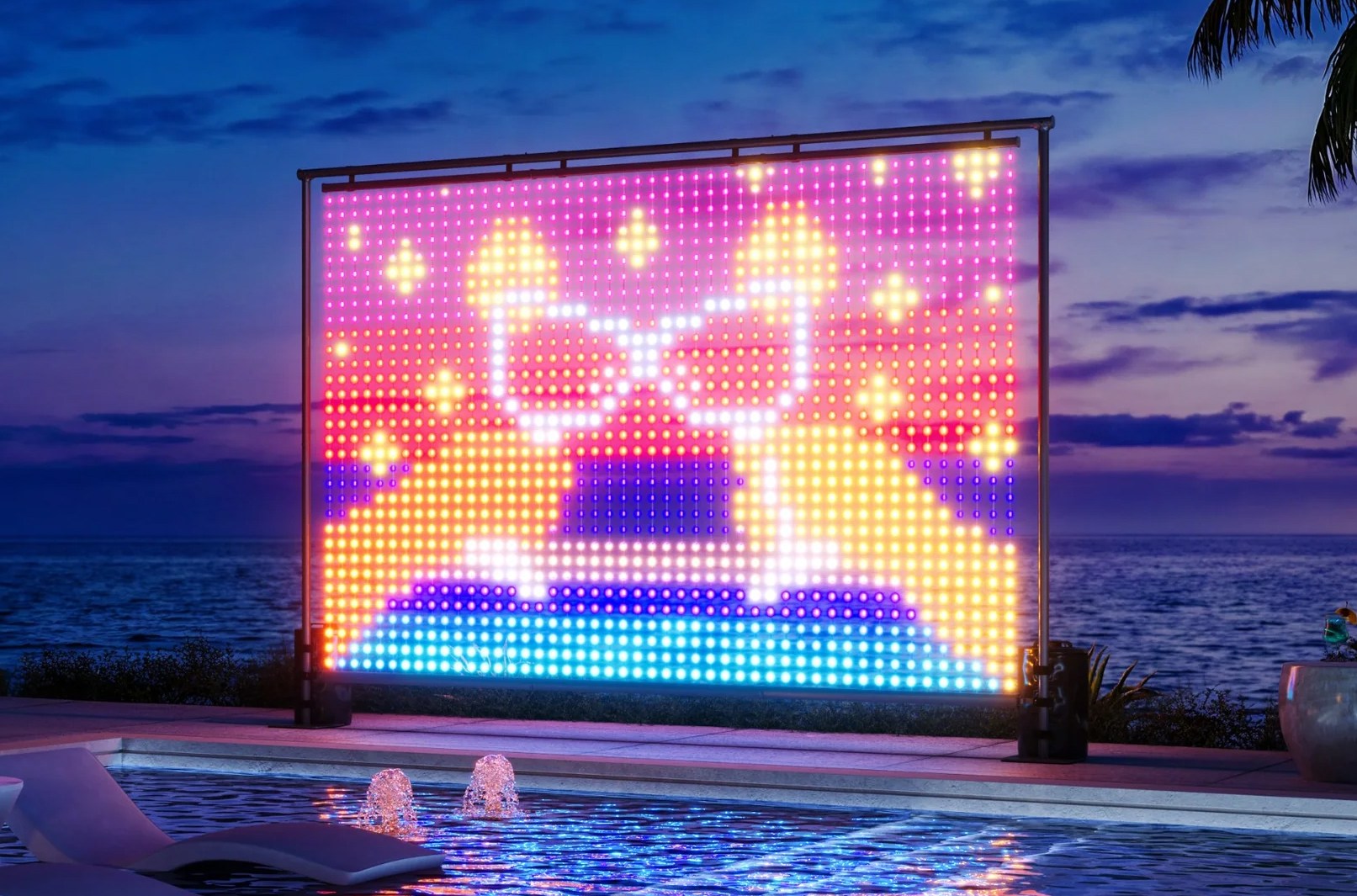 Govee Lightwall với khung tự đứng