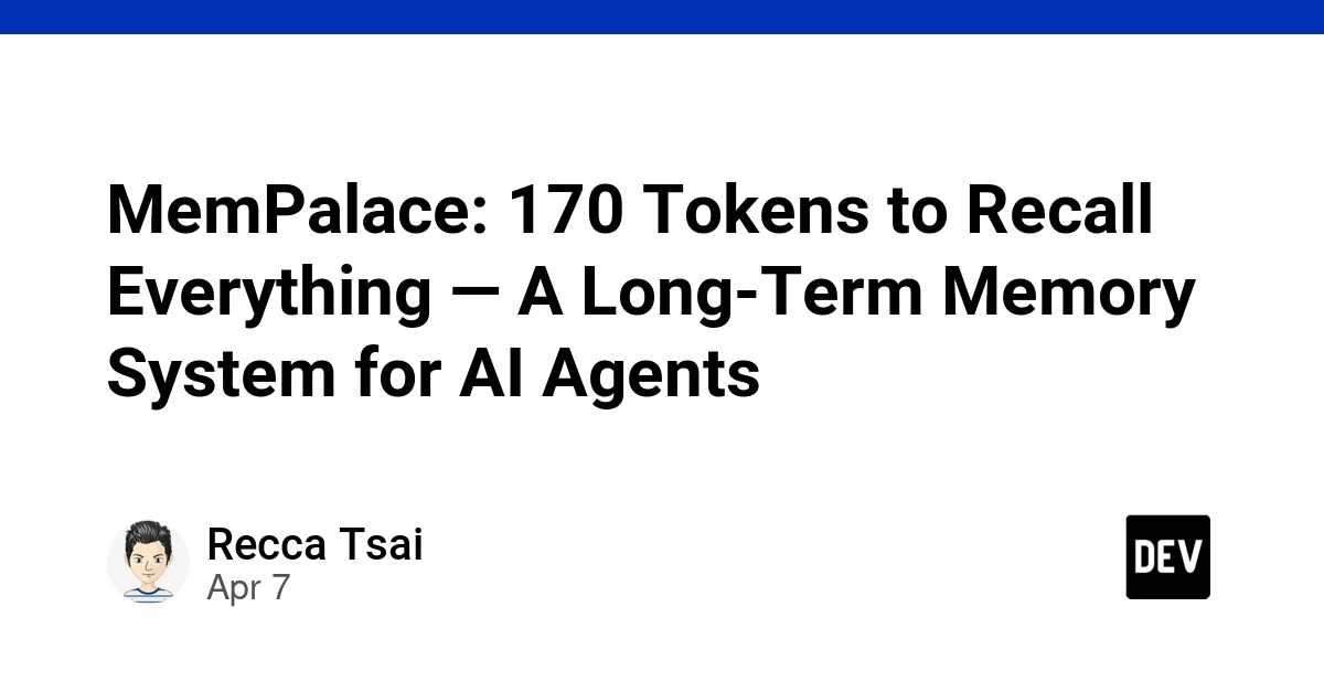 MemPalace: Hệ Thống Bộ Nhớ Dài Hạn Chỉ Với 170 Tokens Cho AI Agent