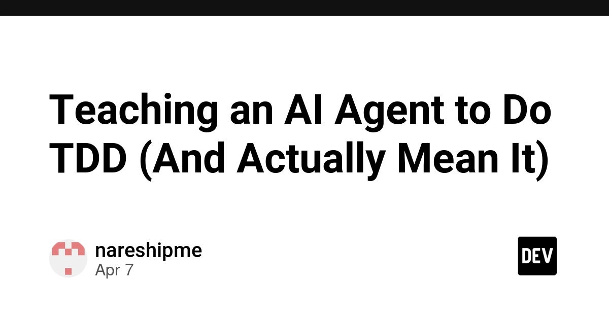 Dạy Trí Tuệ Nhân Tạo Thực Hiện TDD Một Cách Nghiêm Túc
