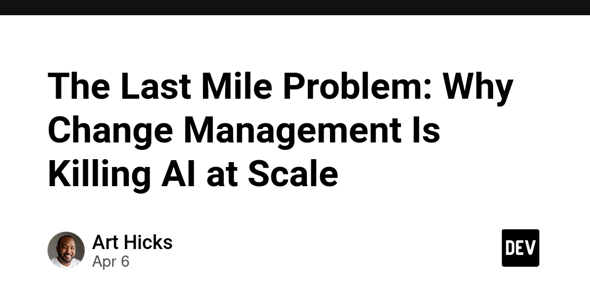 Vấn đề "Dặm cuối cùng": Khi Quản trị sự thay đổi kìm hãm tiềm năng AI