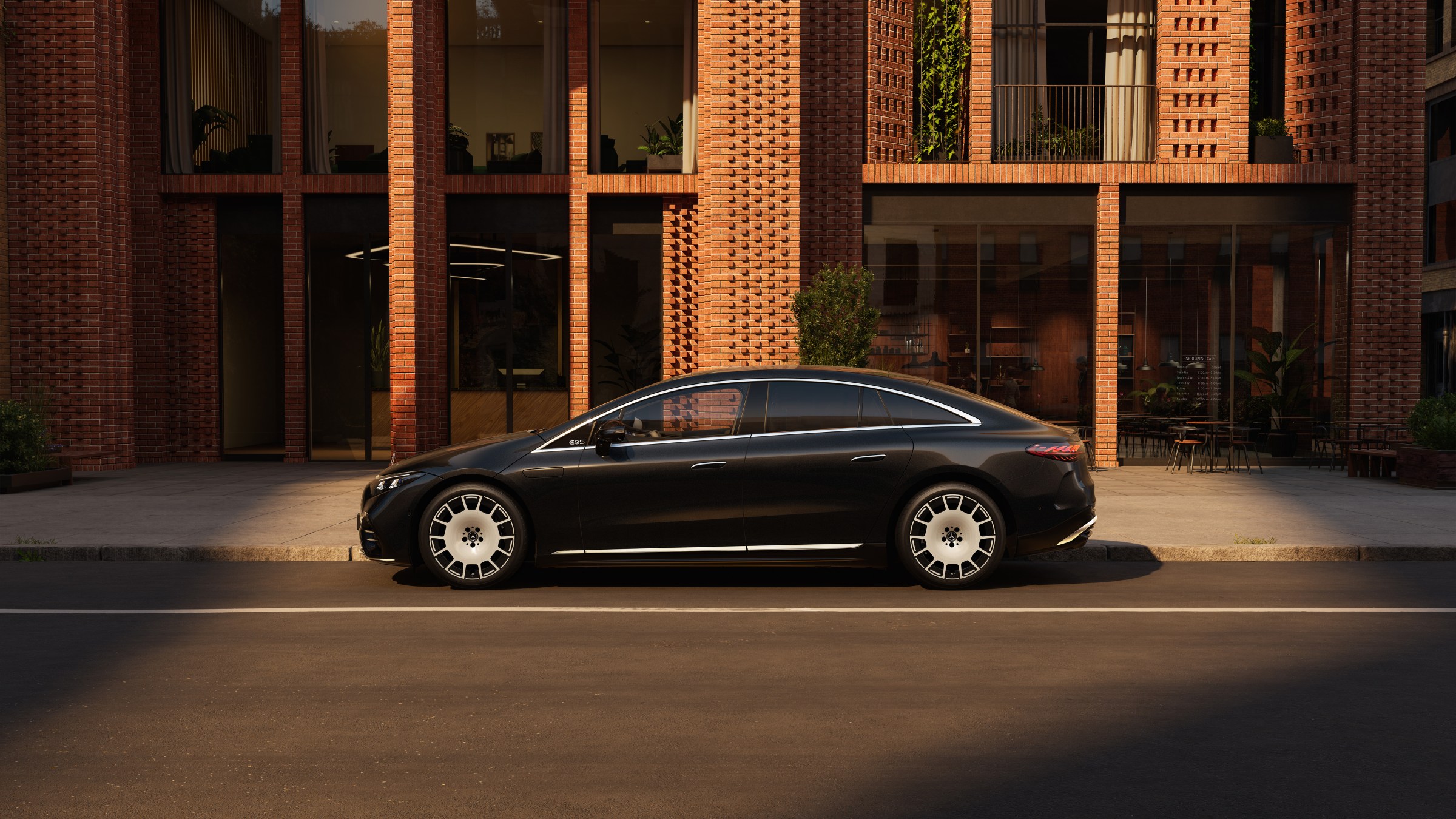 Nội thất Mercedes EQS với màn hình Hyperscreen