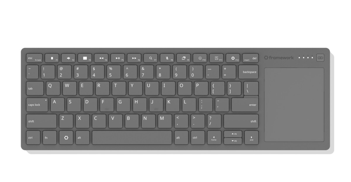 Framework chế tạo bàn phím không dây mới để thay thế "kẻ thù" Logitech K400