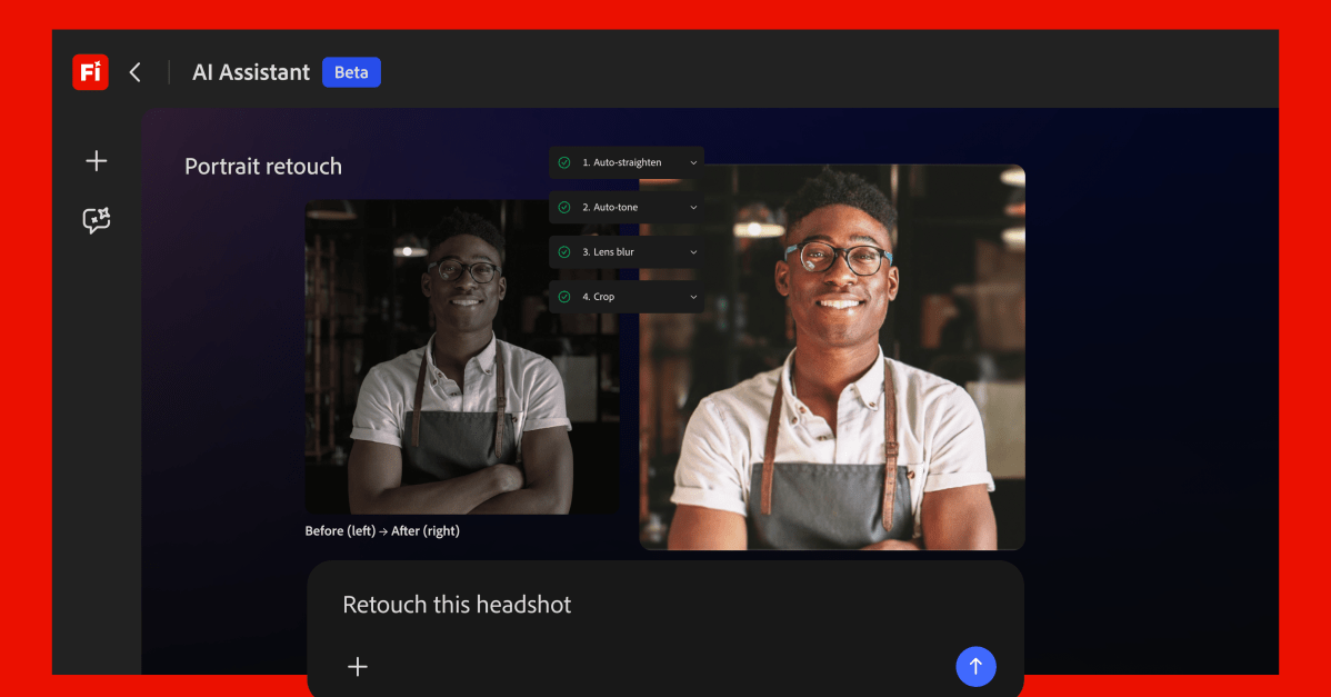 Adobe ra mắt trợ lý AI Firefly, cho phép chỉnh sửa bằng hội thoại thay vì công cụ thủ công