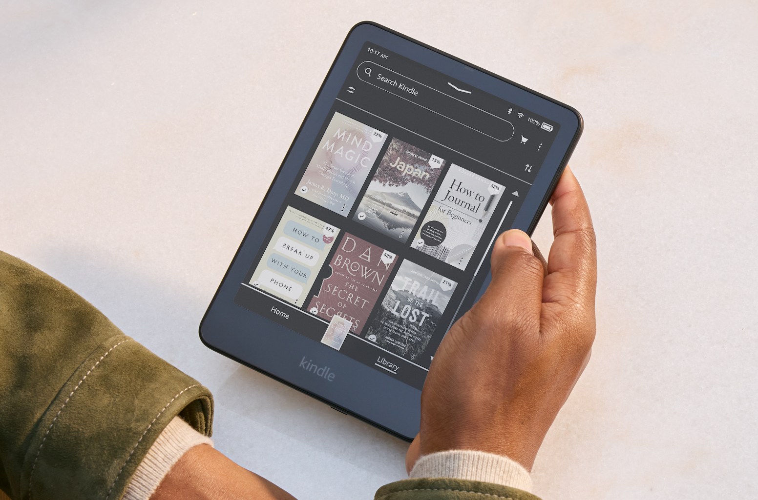 Chế độ tối sẽ sớm có sẵn cho mọi phần của giao diện người dùng Kindle Colorsoft