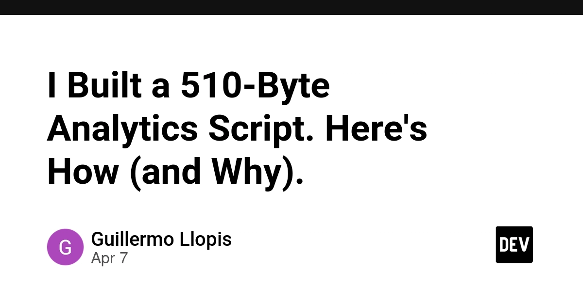 Fairlytics - Mã theo dõi phân tích web nhỏ gọn chỉ 510 byte, không dùng cookie