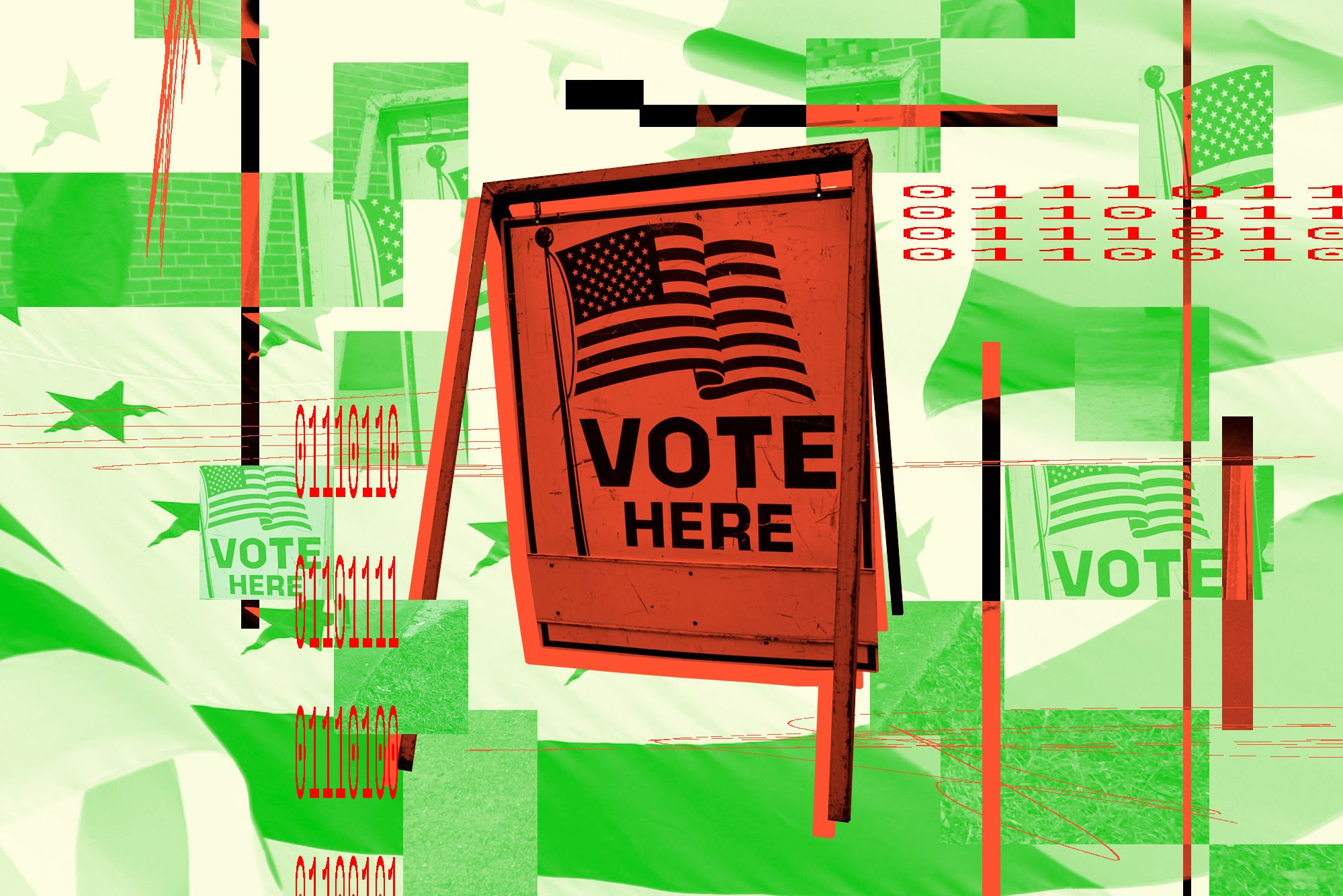 Ảnh minh họa về bầu cử và công nghệ