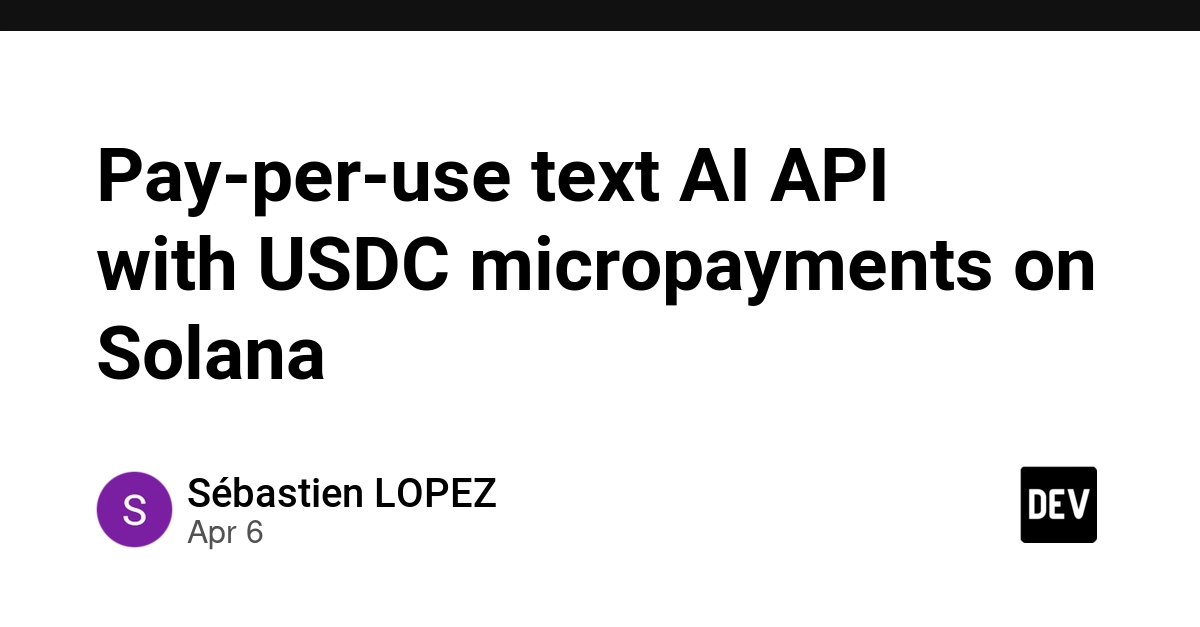 TextAI API: Xử lý văn bản AI với thanh toán vi mô USDC trên Solana