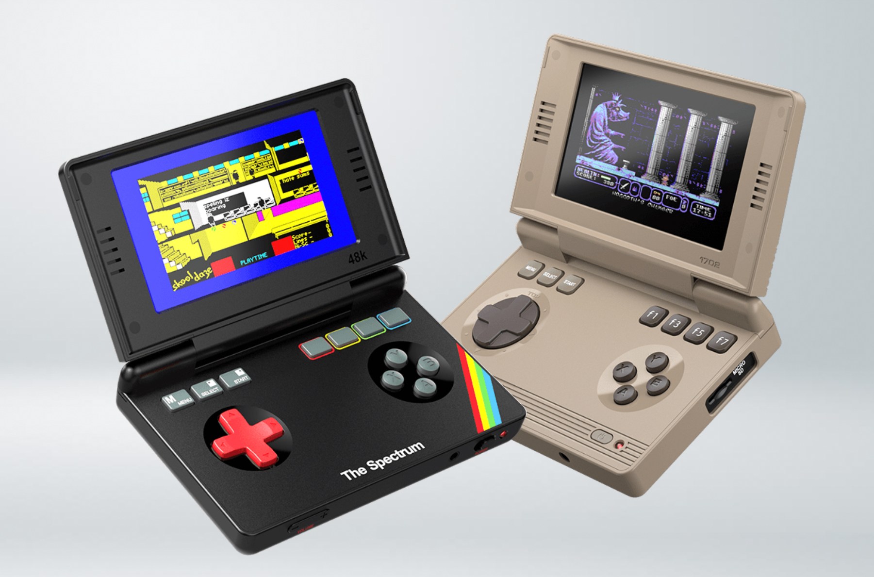 Máy cầm tay C64 với thiết kế gập