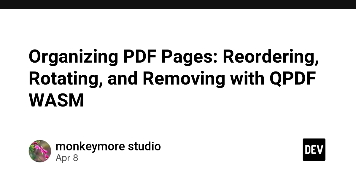 Xây dựng công cụ chỉnh sửa PDF trực tiếp trên trình duyệt với QPDF và WebAssembly