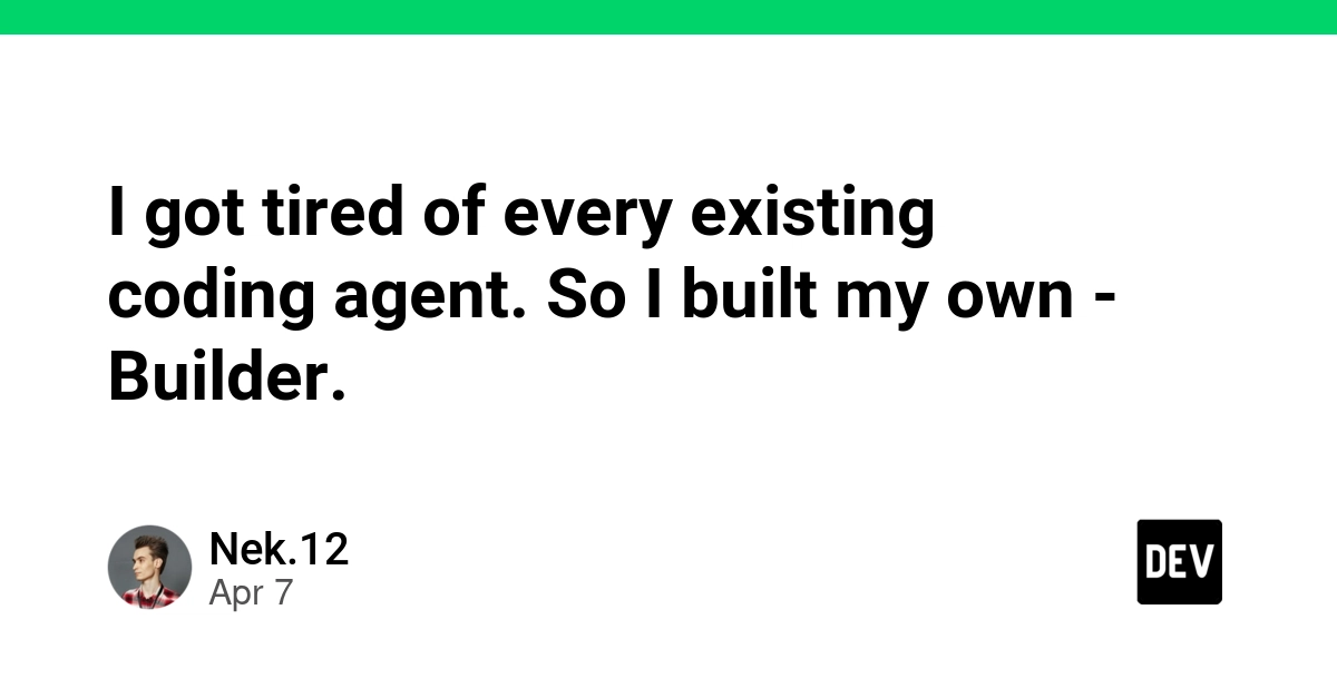 Builder - Công cụ lập trình AI mã nguồn mở dành cho kỹ sư chuyên nghiệp