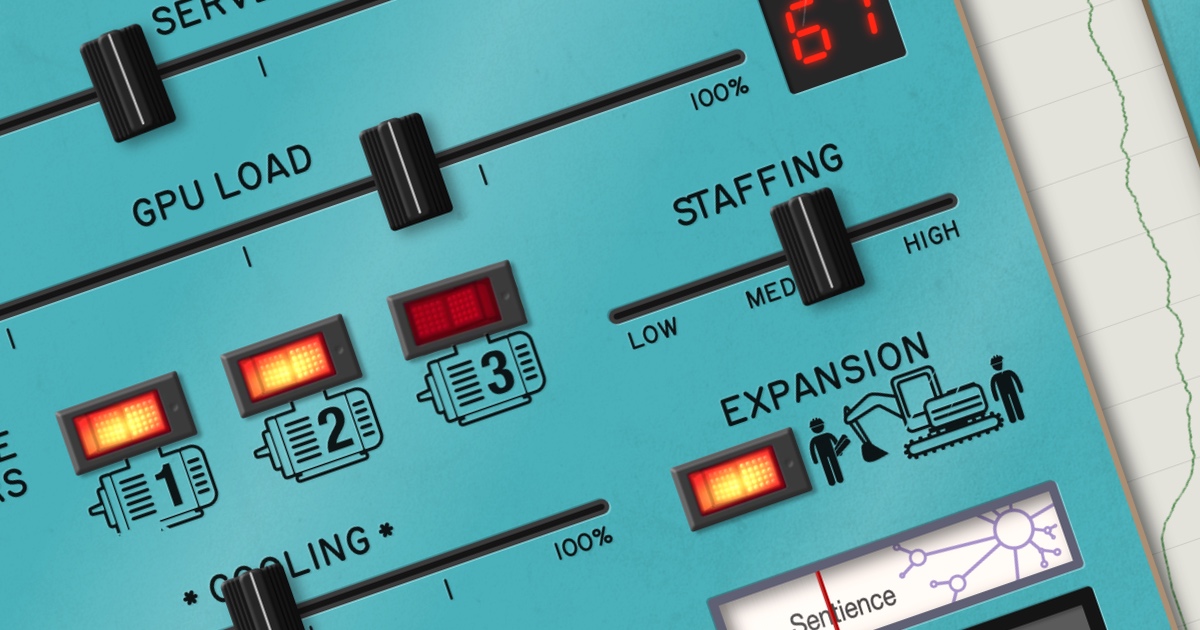 DataCenter.FM: Ứng dụng âm thanh trung tâm dữ liệu mô phỏng "bong bóng AI"
