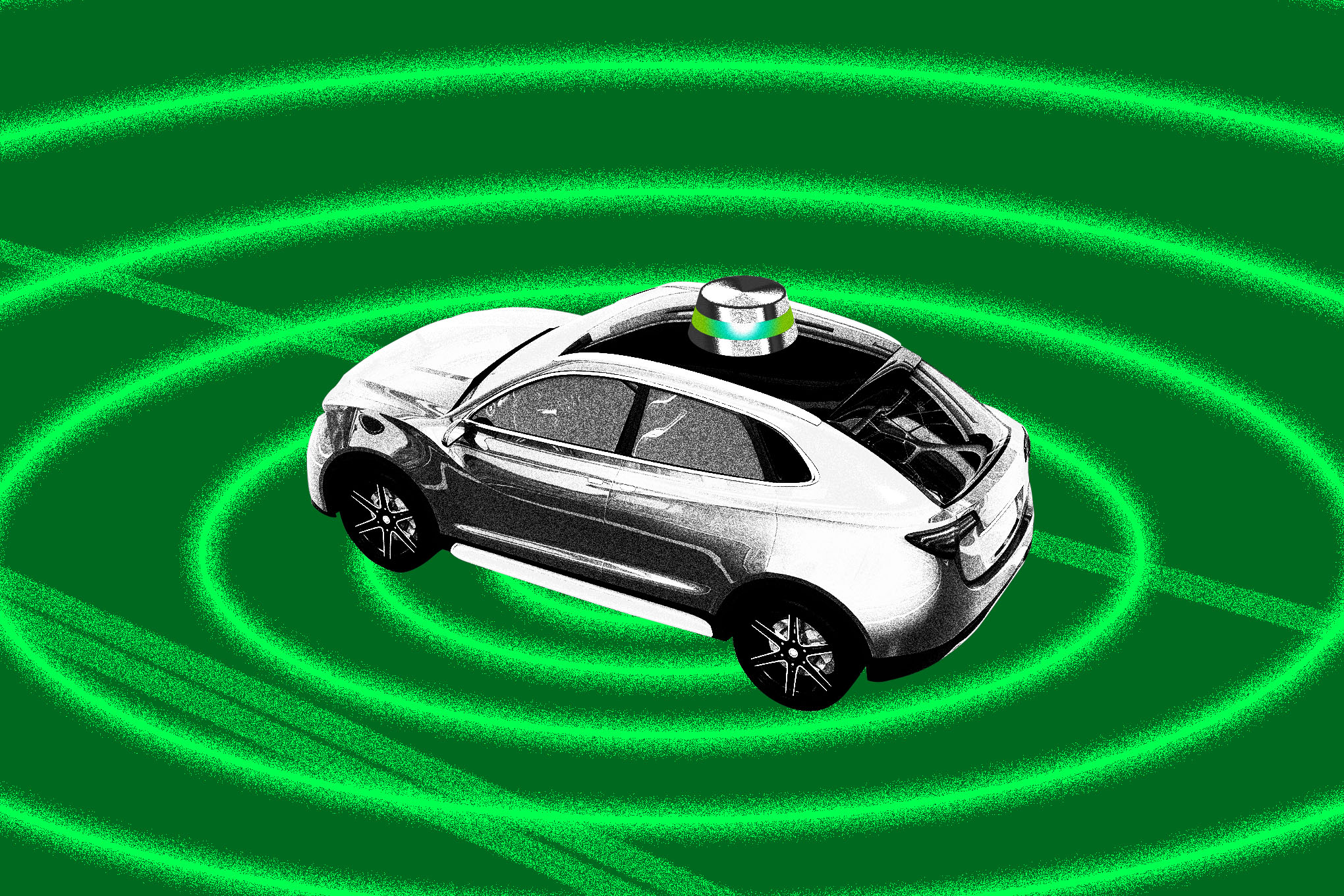 Xe tự lái trên đường phố