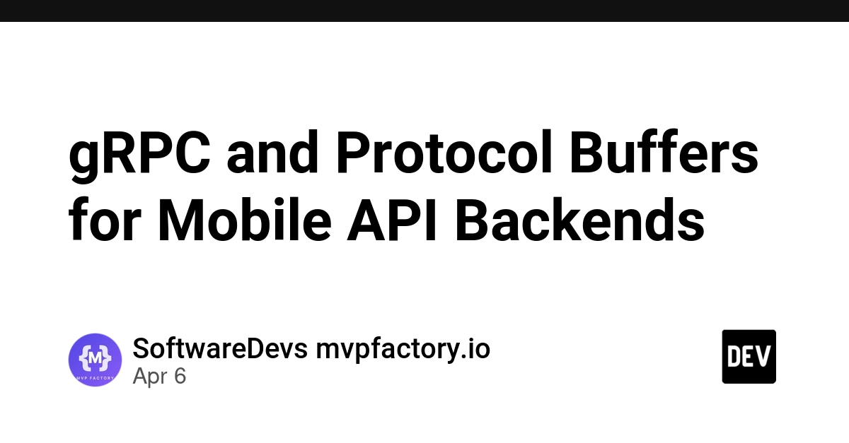 gRPC so với REST cho Mobile: Hiệu năng, Đánh đổi và Thực tế