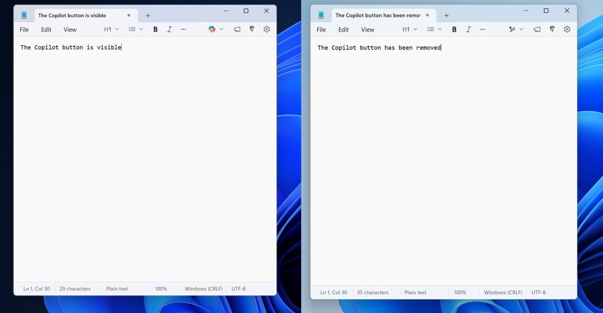 Microsoft bắt đầu gỡ bỏ các nút Copilot "không cần thiết" khỏi ứng dụng Windows 11