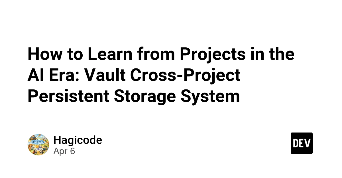 Tối ưu hóa việc học từ dự án trong kỷ nguyên AI với hệ thống Vault