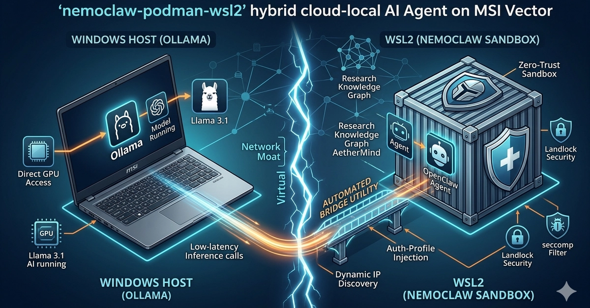 Kiến Trúc AI Địa Phương An Toàn: Giải Pháp Cầu Nối Giữa WSL2 và Ollama