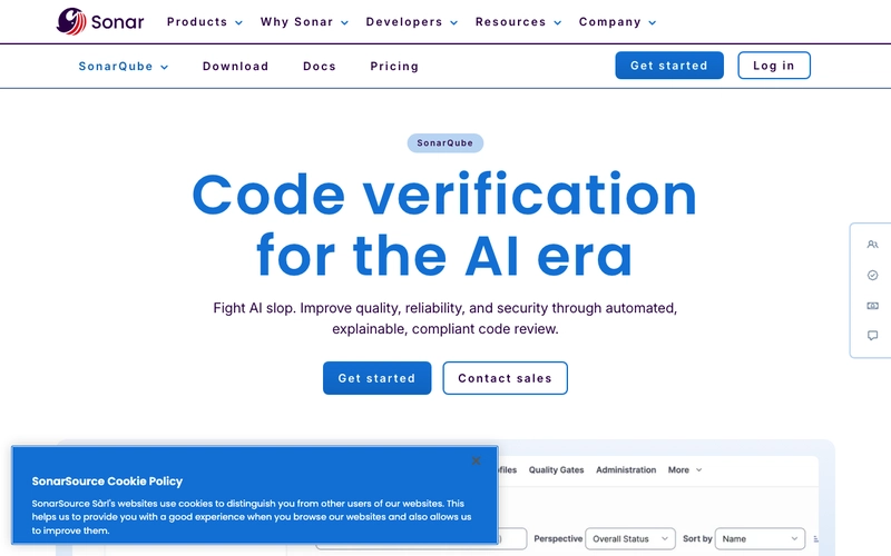 Giao diện SonarQube