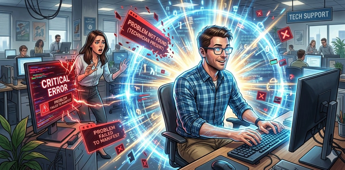 Bị "Hào quang kỹ thuật" trêu ngươi: Lỗi hệ thống chỉ xuất hiện khi không ai giám sát