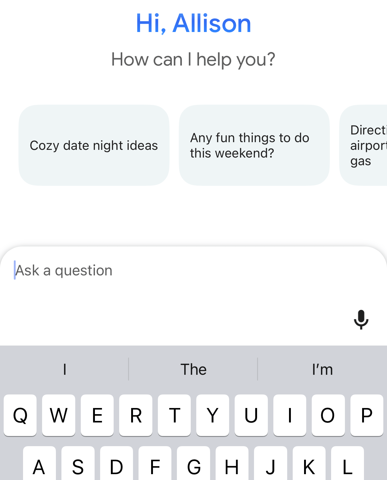 Giao diện Ask Maps trong Google Maps