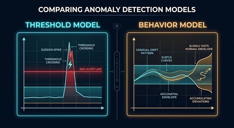 Observability so với Monitoring - Mô hình ngưỡng so với phát hiện trôi dạt hành vi