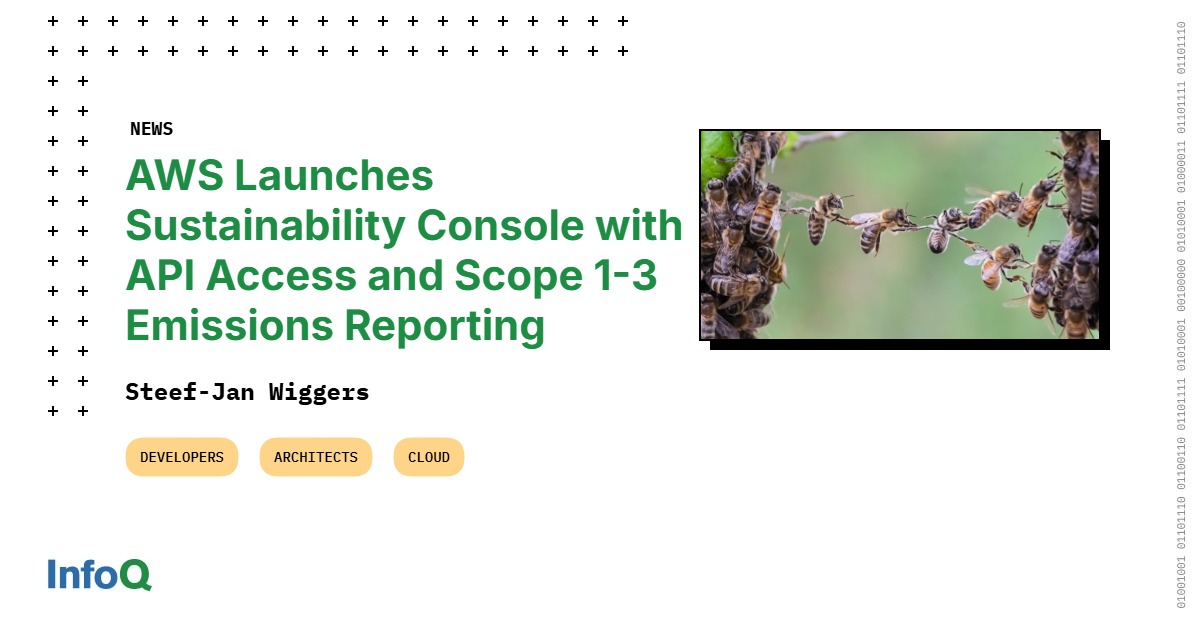 AWS ra mắt Console Bền vững mới với hỗ trợ API và báo cáo khí thải chi tiết