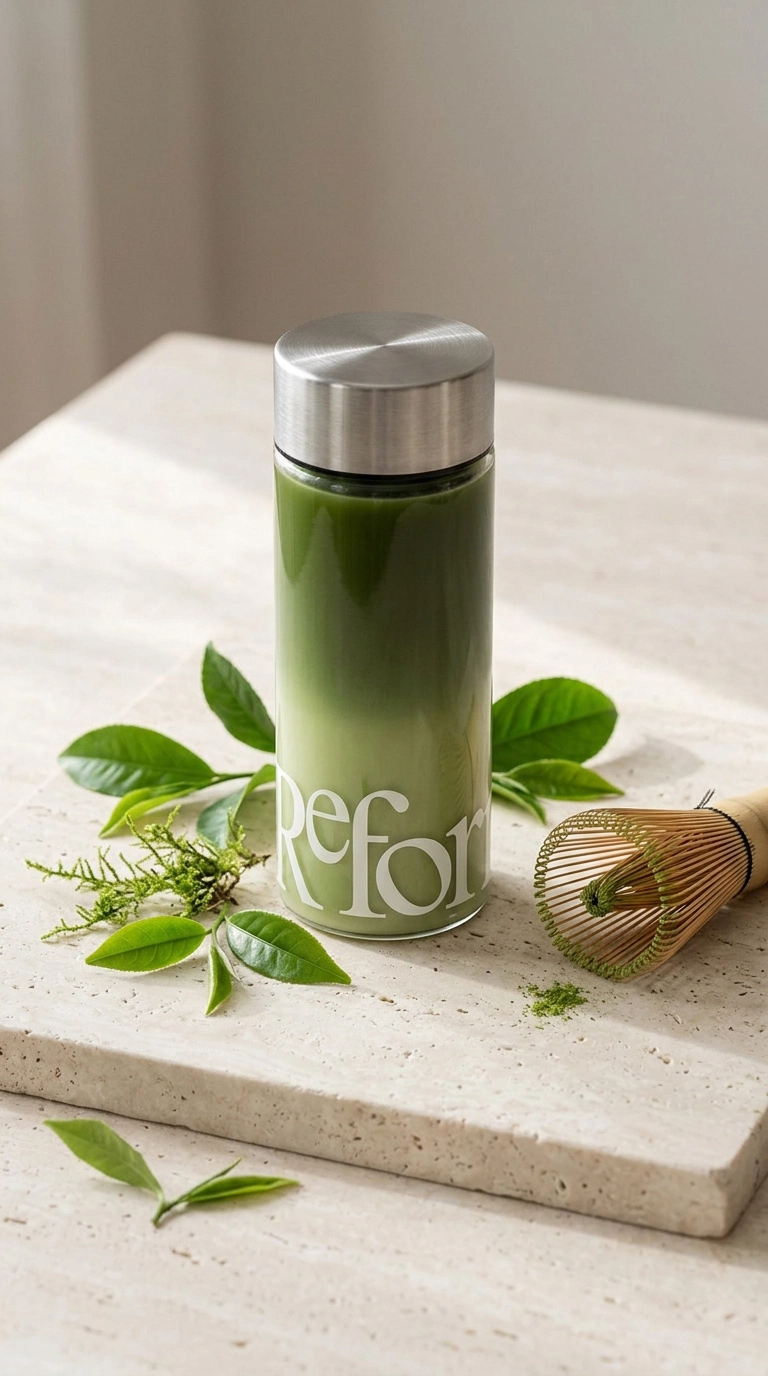 Generated matcha still from the same workflow