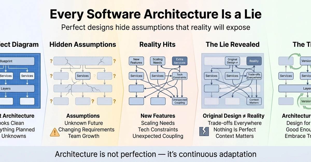 Mọi Kiến trúc Phần mềm Đều Là Một Lời Nói Dối. Và Đó Là Điều Bình Thường